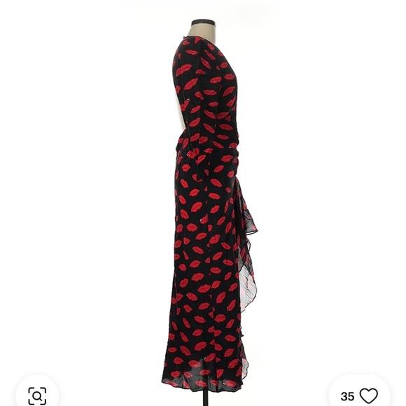 Rixo Rose Dress Kiss - Picture 2 of 4